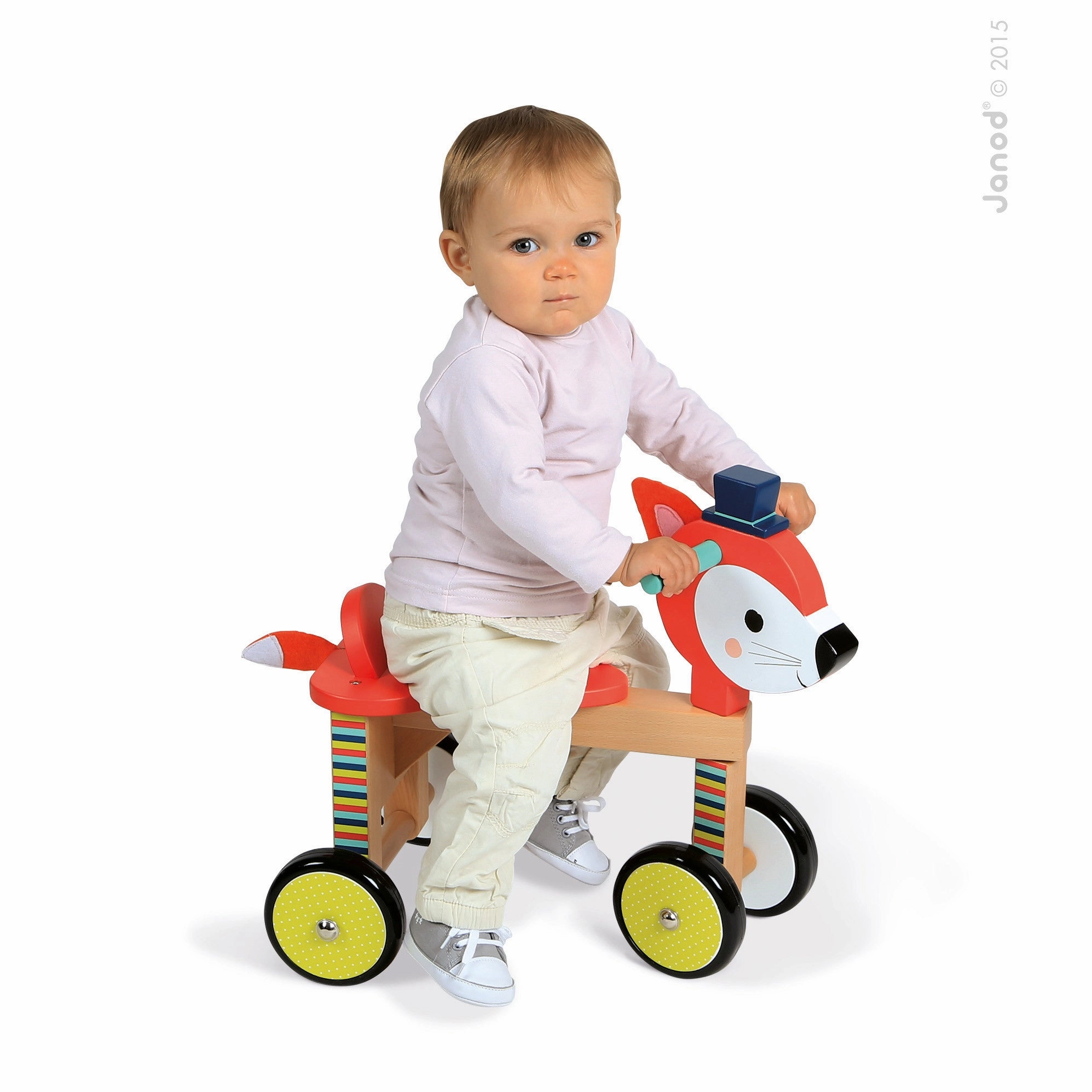 Babykids_Janod_Toys Janod Baby Forest - Fox Ride On