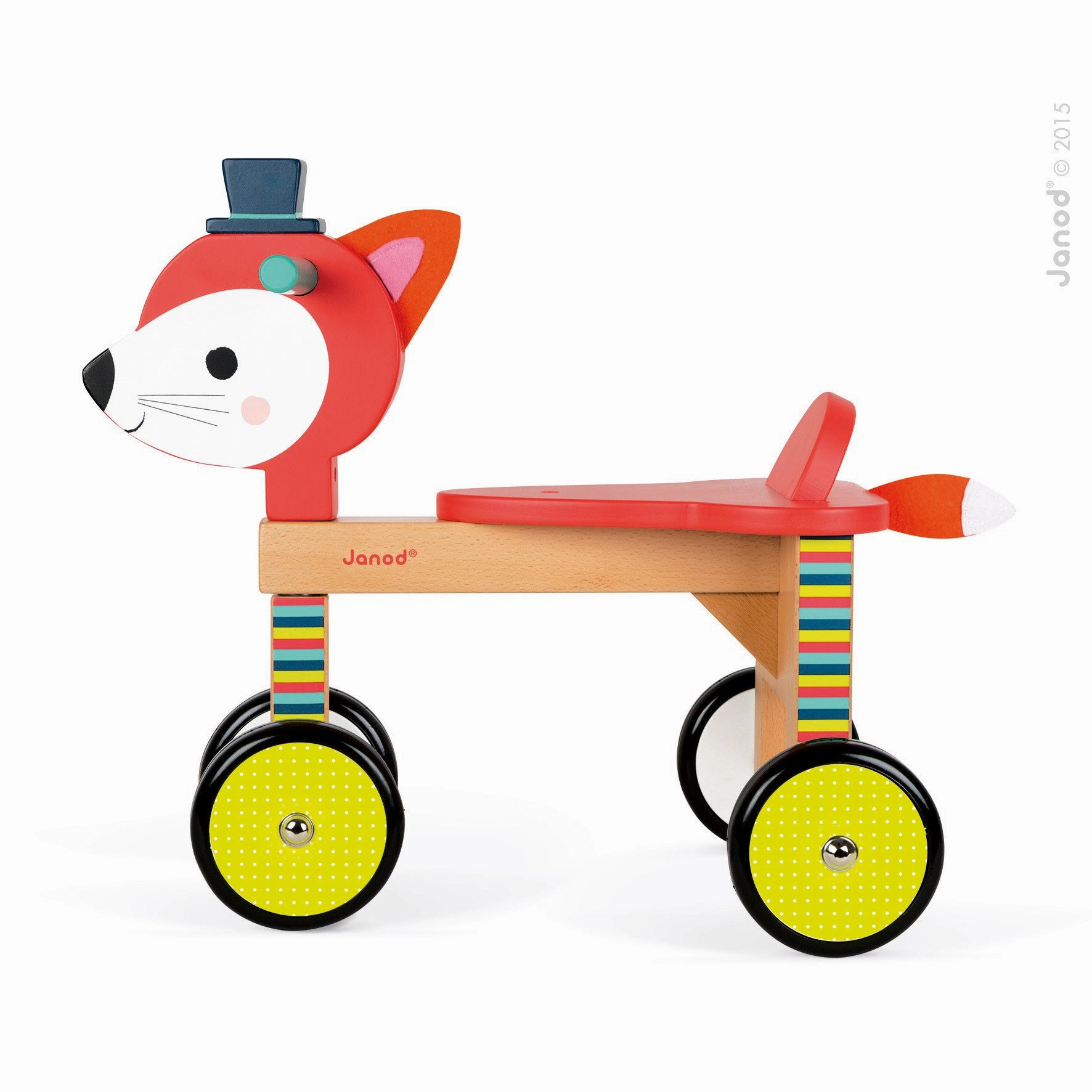 Babykids_Janod_Toys Janod Baby Forest - Fox Ride On