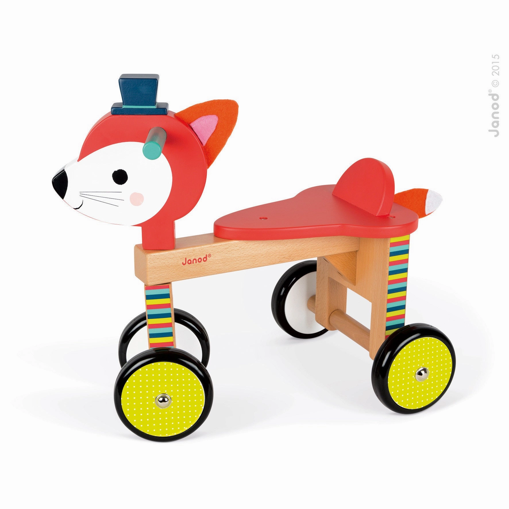 Babykids_Janod_Toys Janod Baby Forest - Fox Ride On