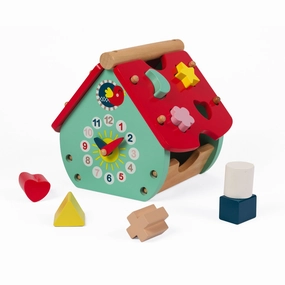 Babykids_Janod_Toys Janod Baby Forest House Shape Sorter
