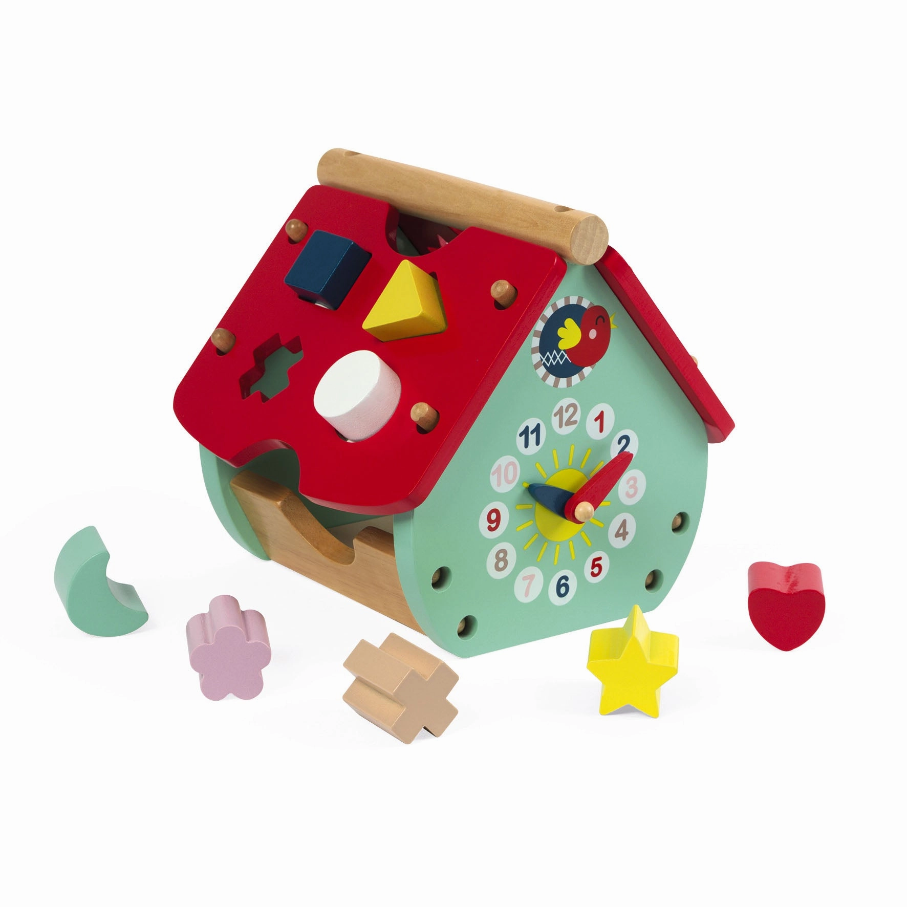 Babykids_Janod_Toys Janod Baby Forest House Shape Sorter