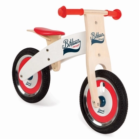 Babykids_Janod_Toys Janod Bikloon Balance Bike Red White