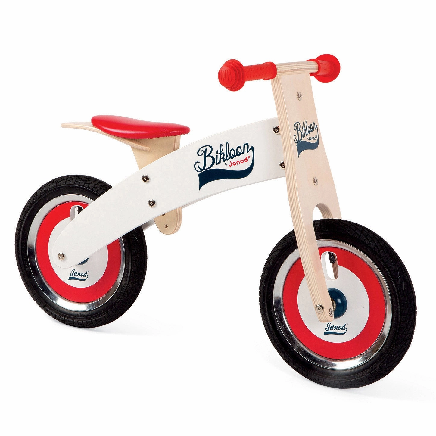 Babykids_Janod_Toys Janod Bikloon Balance Bike Red White