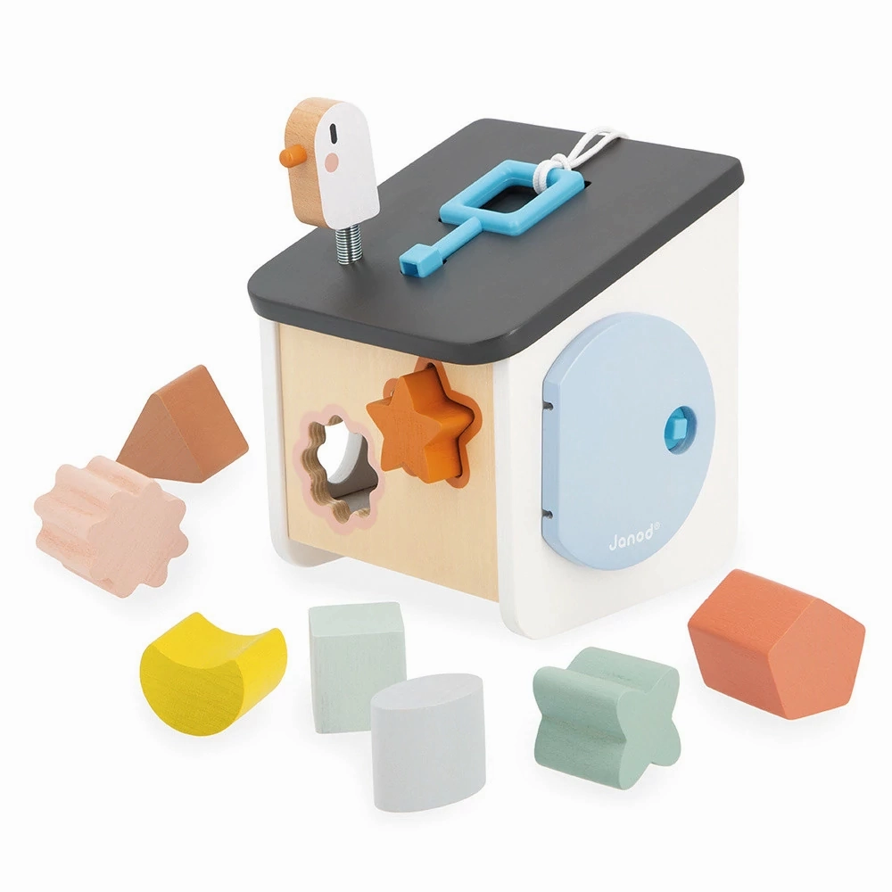 Babykids_Janod_Toys Janod Bird House Shape Sorter