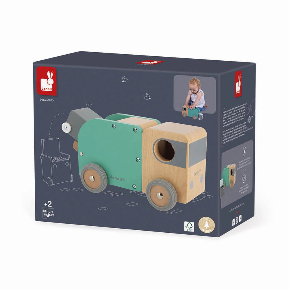 Babykids_Janod_Toys Janod Bold - Recycling Truck