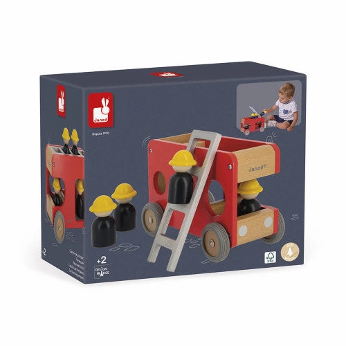 Babykids_Janod_Toys Janod Bolid - Fire Engine