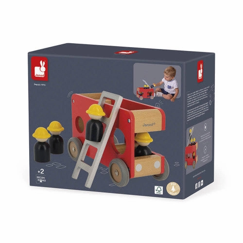 Babykids_Janod_Toys Janod Bolid - Fire Engine