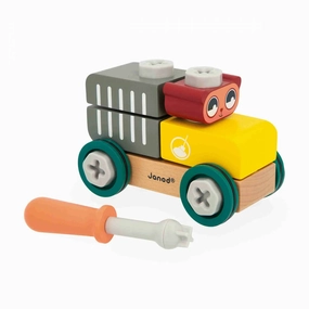 Babykids_Janod_Toys Janod Brico'Kids - DIY Car - Bear