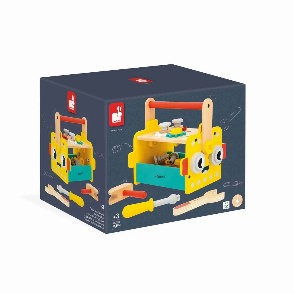 Babykids_Janod_Toys Janod Brico'Kids - Robot Tool Box
