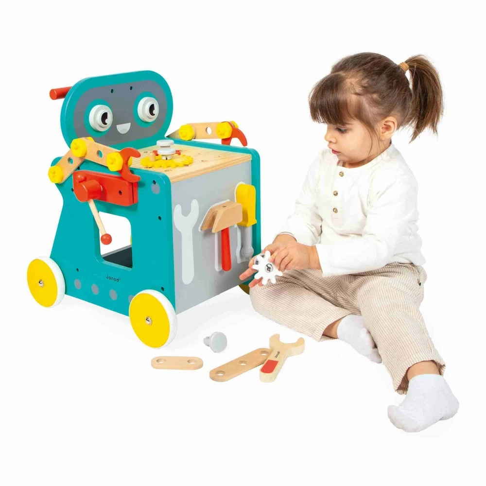 Babykids_Janod_Toys Janod Brico'Kids - Robot Trolley