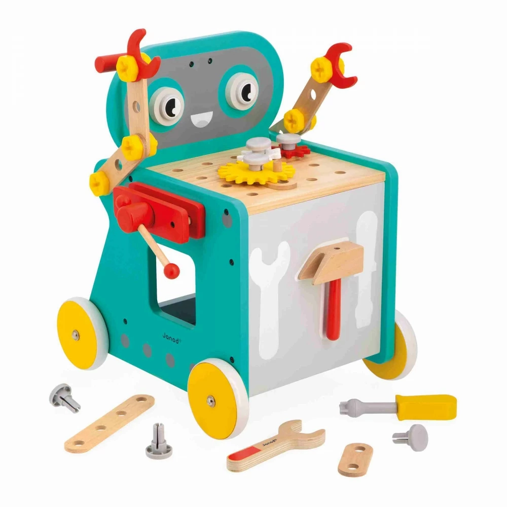 Babykids_Janod_Toys Janod Brico'Kids - Robot Trolley