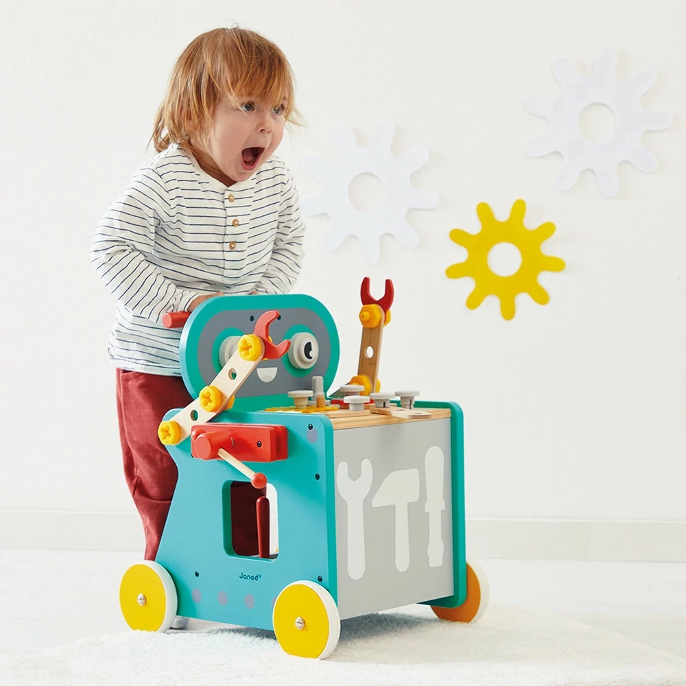 Babykids_Janod_Toys Janod Brico'Kids - Robot Trolley