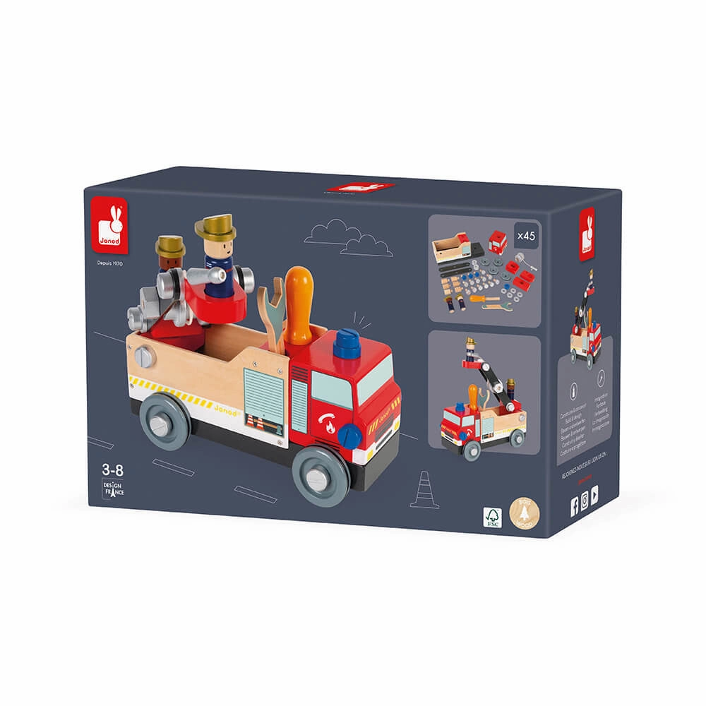 Babykids_Janod_Toys Janod Brico'kids DIY Fire Truck