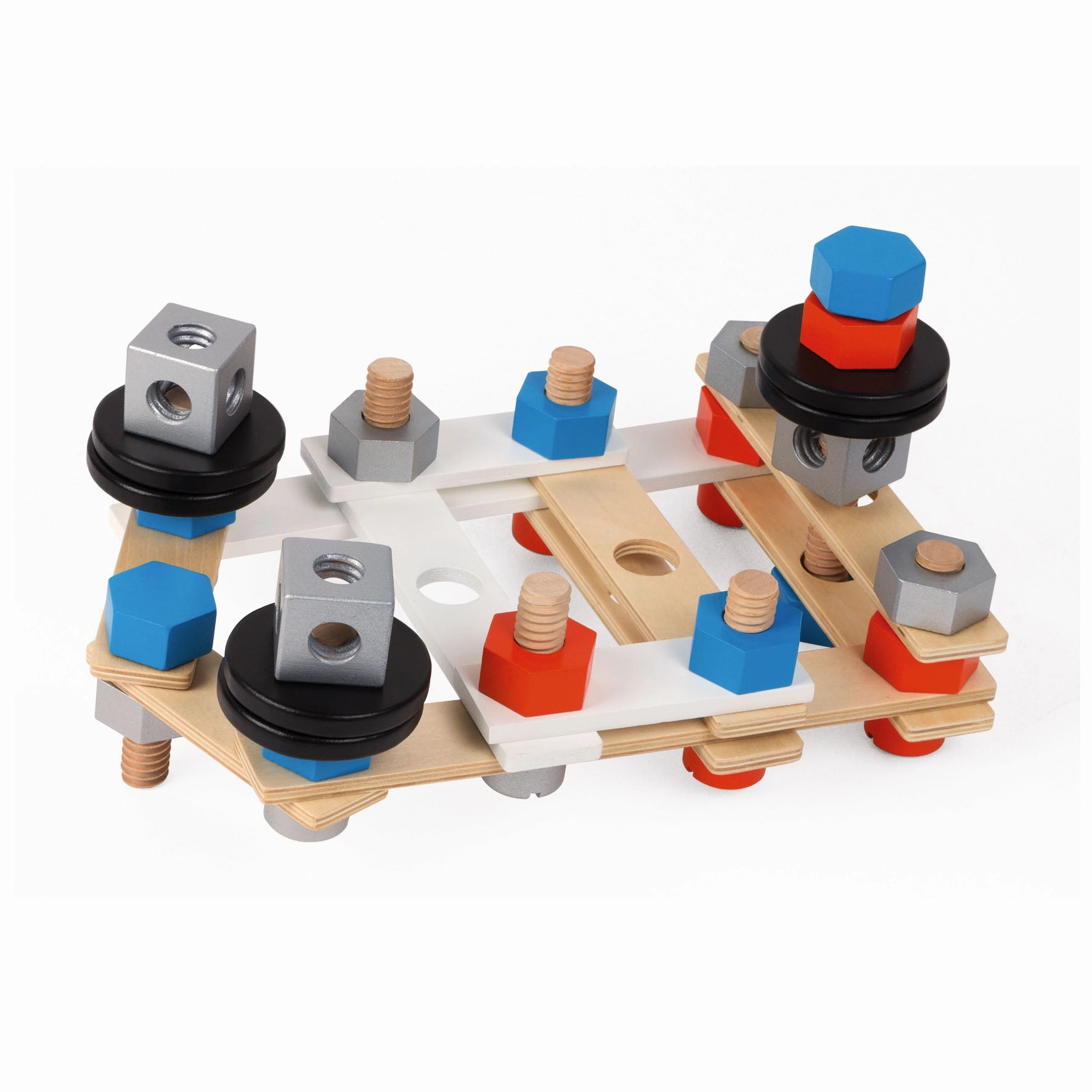 Babykids_Janod_Toys Janod Bricokids DIY Barrel - 100pcs