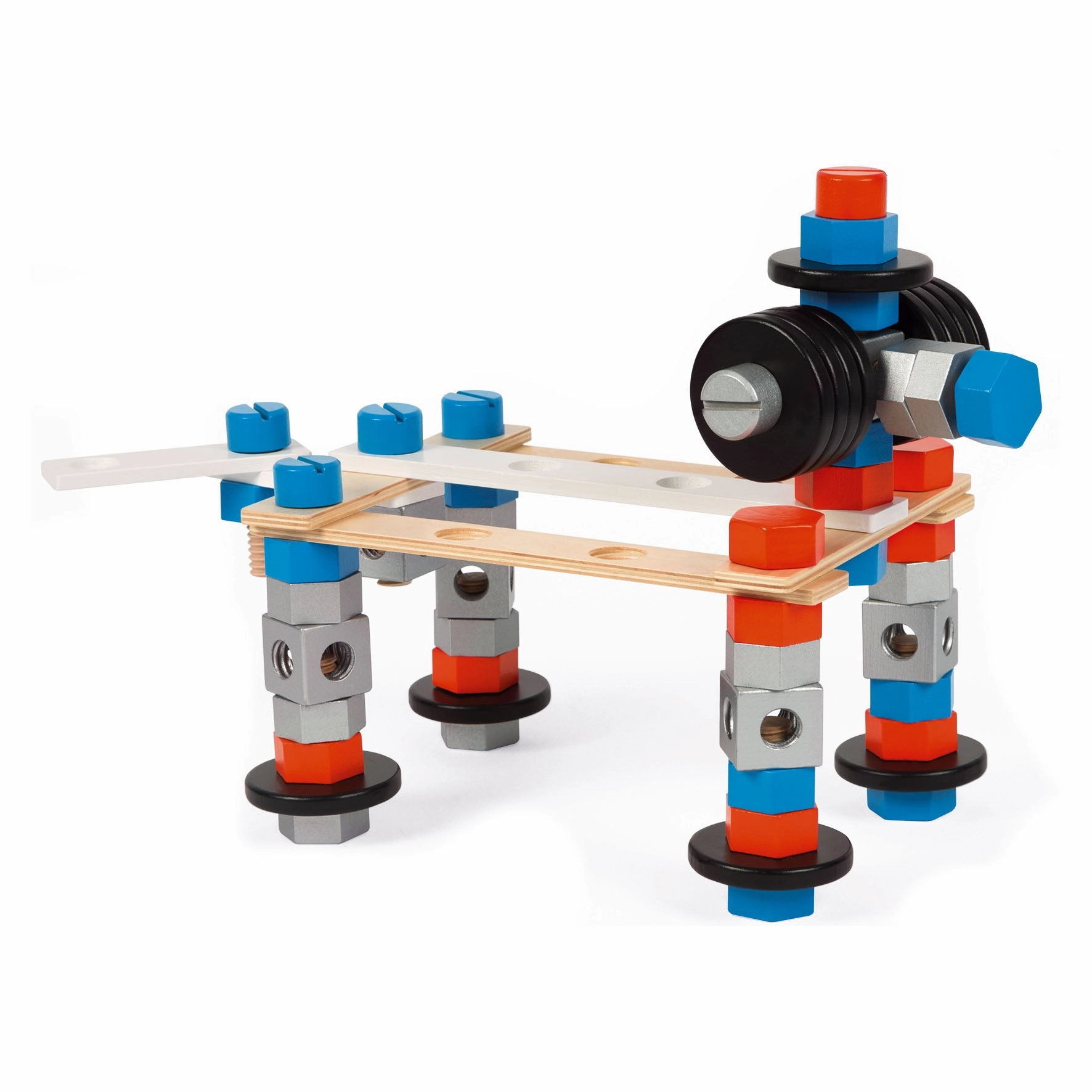 Babykids_Janod_Toys Janod Bricokids DIY Barrel - 100pcs