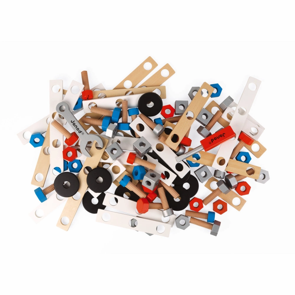 Babykids_Janod_Toys Janod Bricokids DIY Barrel - 50pcs