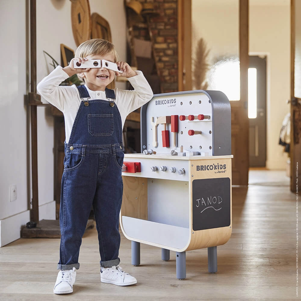 Babykids_Janod_Toys Janod Bricokids Reversible Workbench