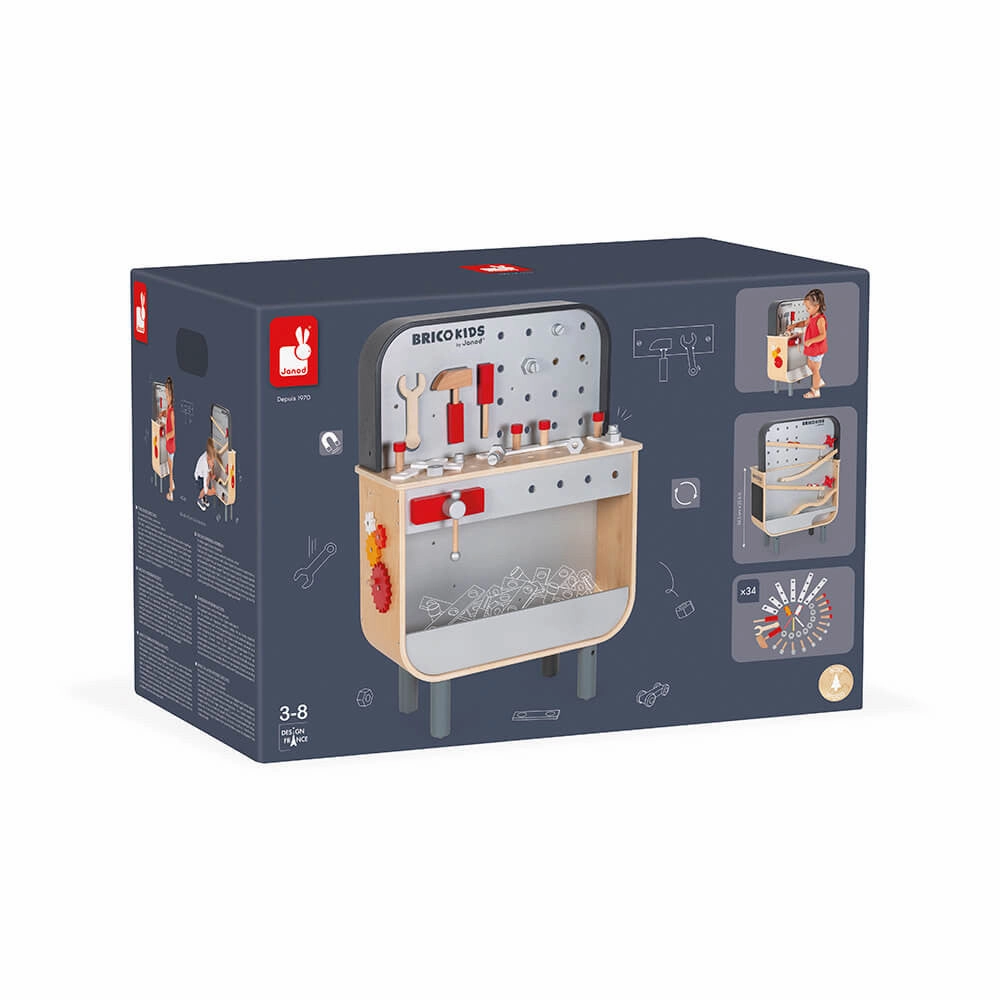 Babykids_Janod_Toys Janod Bricokids Reversible Workbench