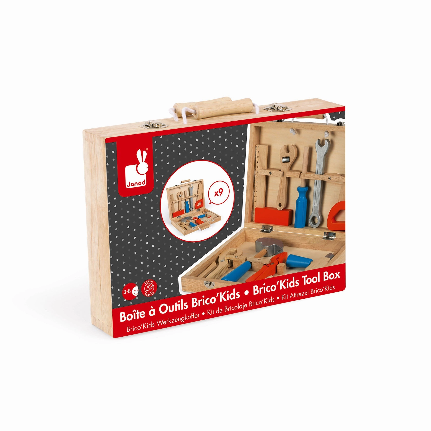 Babykids_Janod_Toys Janod Bricokids Tool Box