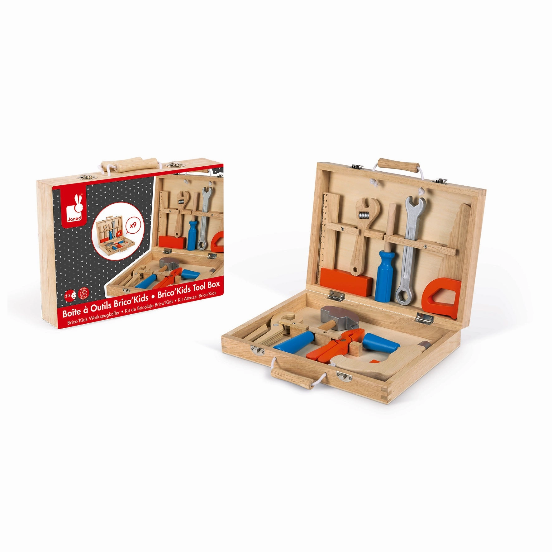 Babykids_Janod_Toys Janod Bricokids Tool Box