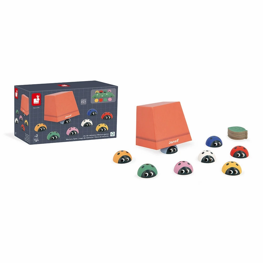 Babykids_Janod_Toys Janod Child Development - Memory Game - Ladybirds