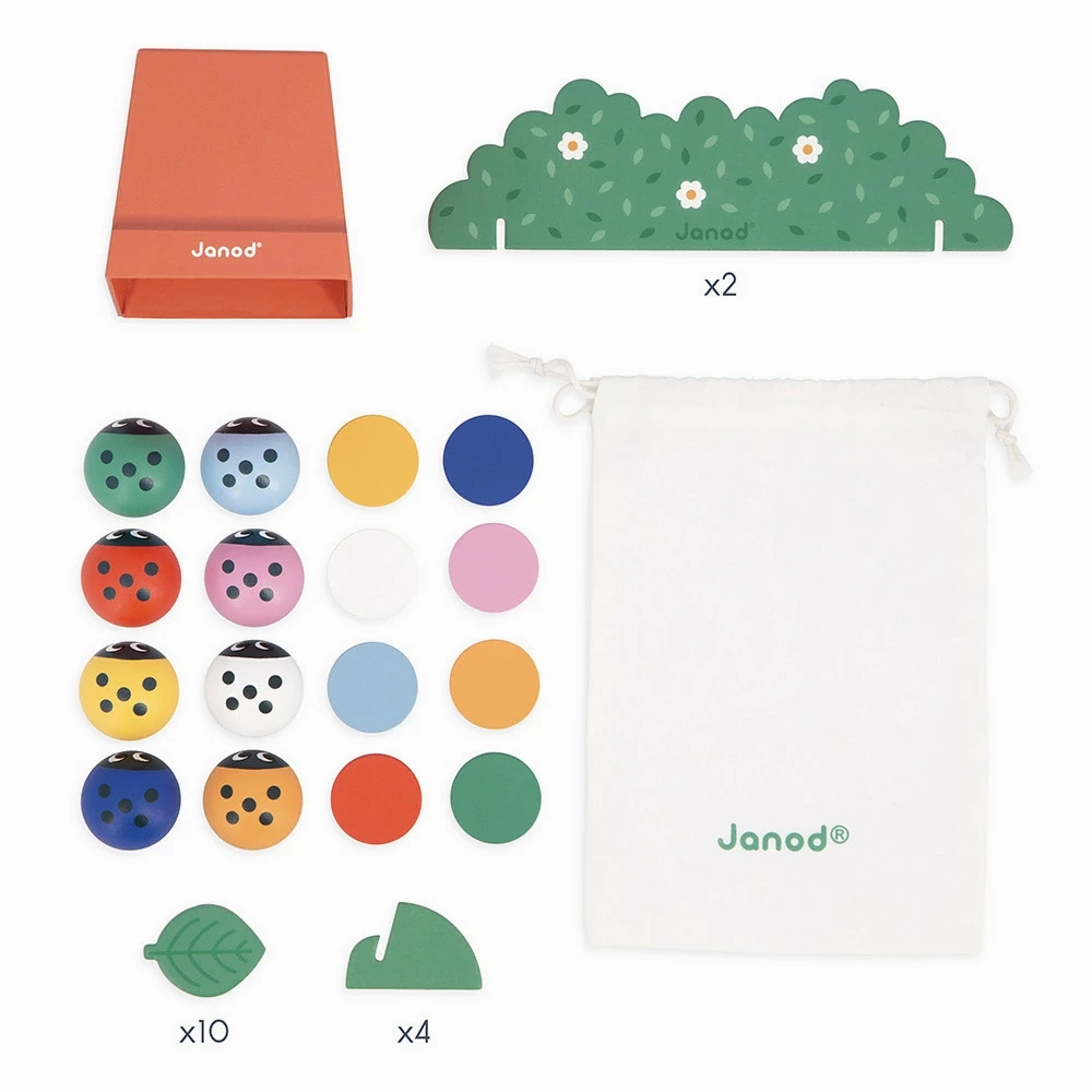 Babykids_Janod_Toys Janod Child Development - Memory Game - Ladybirds