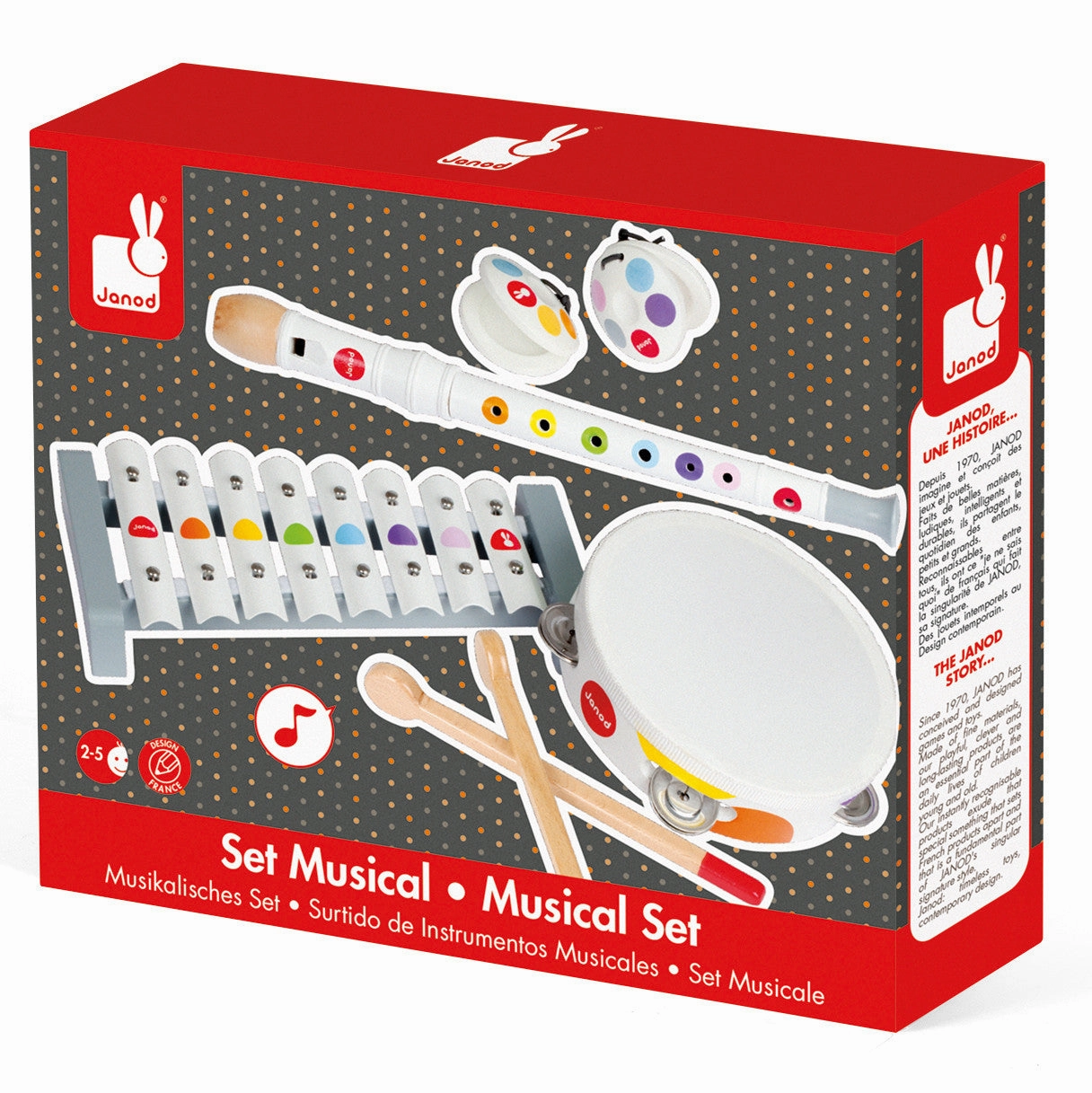 Babykids_Janod_Toys Janod Confetti Musical Set
