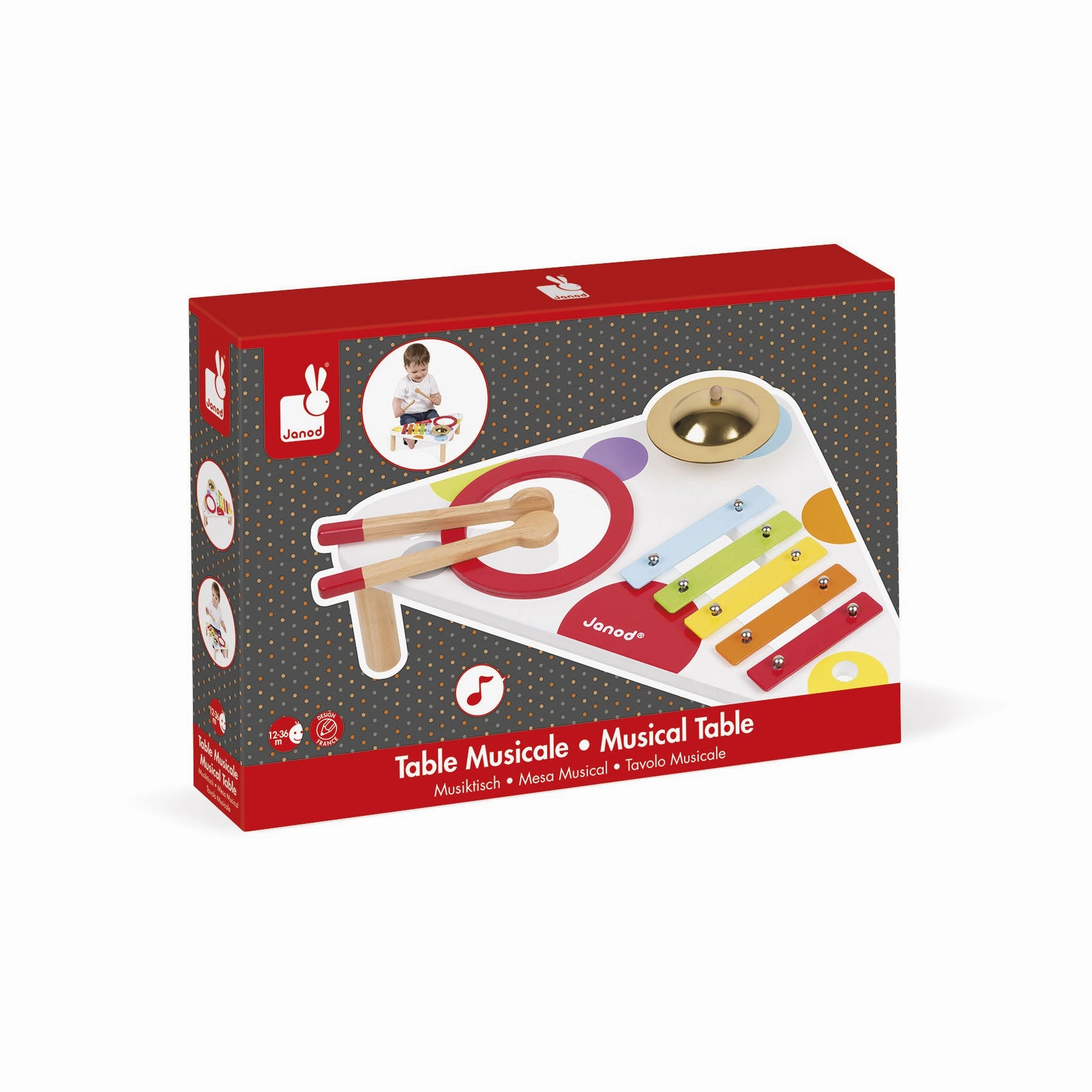 Babykids_Janod_Toys Janod Confetti Musical Table