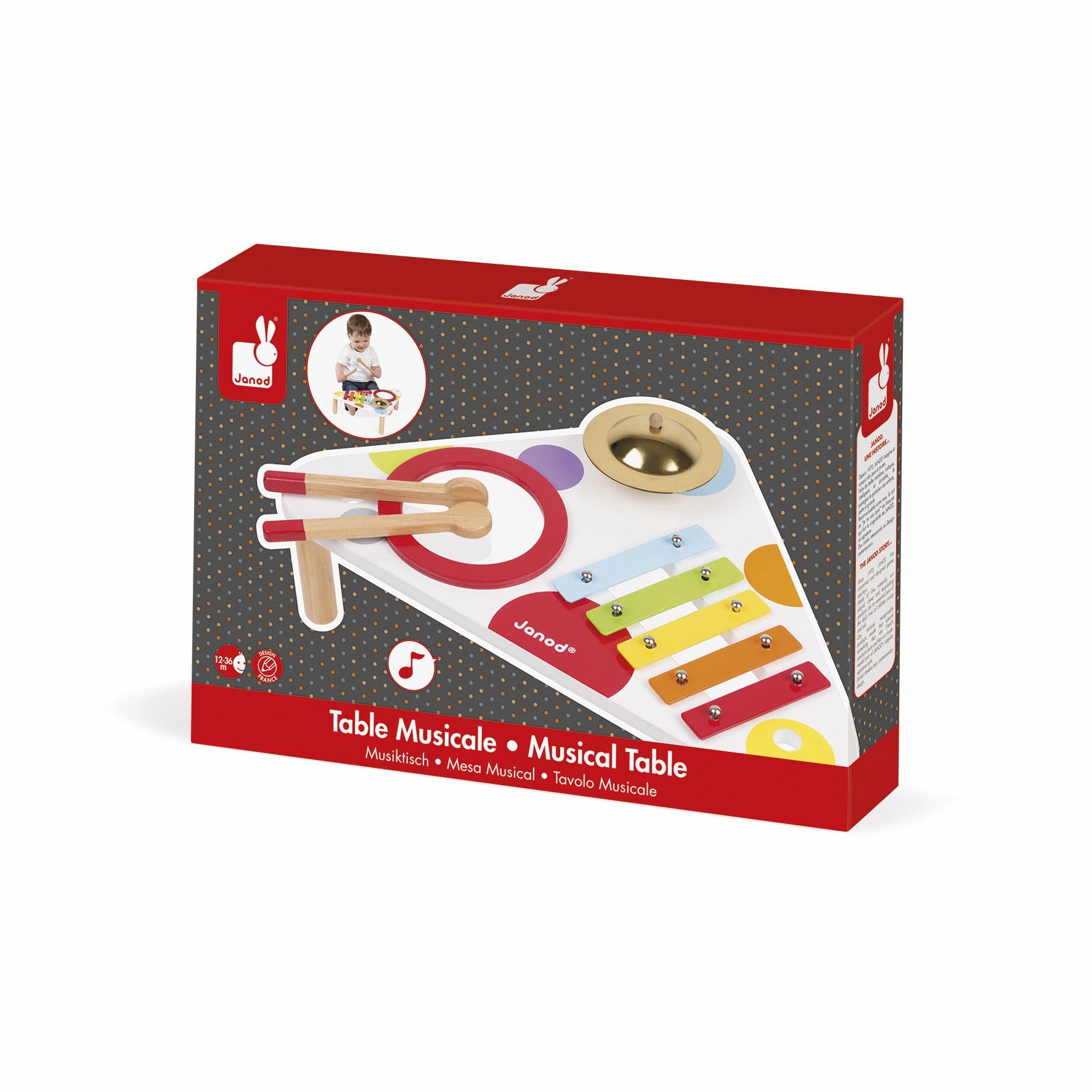 Babykids_Janod_Toys Janod Confetti Musical Table