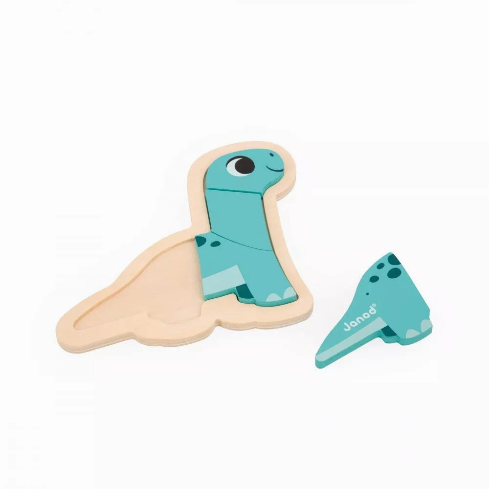 Babykids_Janod_Toys Janod Dino 4 Progressive Puzzles Dino