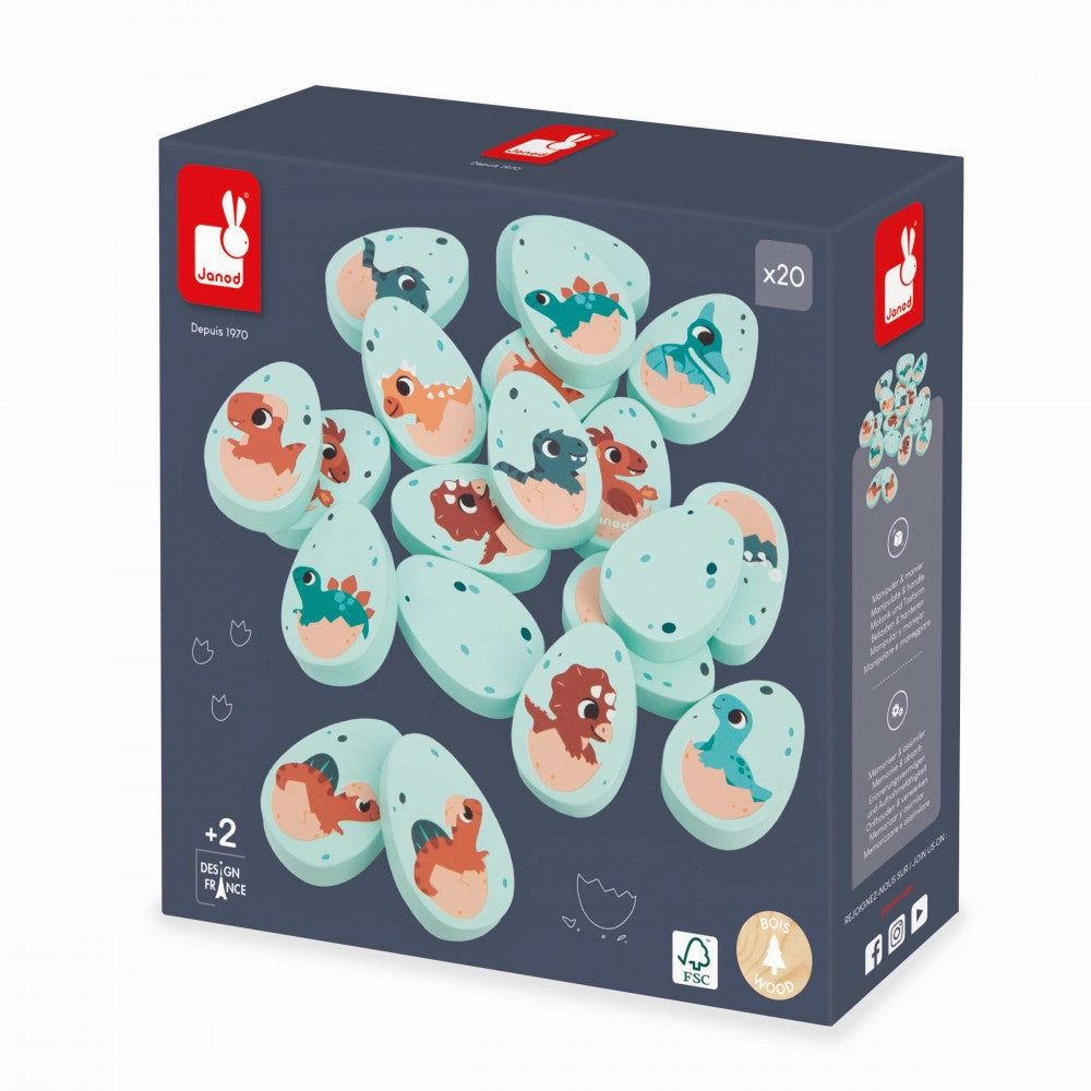 Babykids_Janod_Toys Janod Dino - Memory Dino
