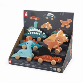 Babykids_Janod_Toys Janod Dino - Push-Along Dinos (1pc)