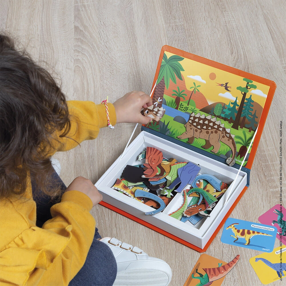 Babykids_Janod_Toys Janod Dinosaurs Magneti'book