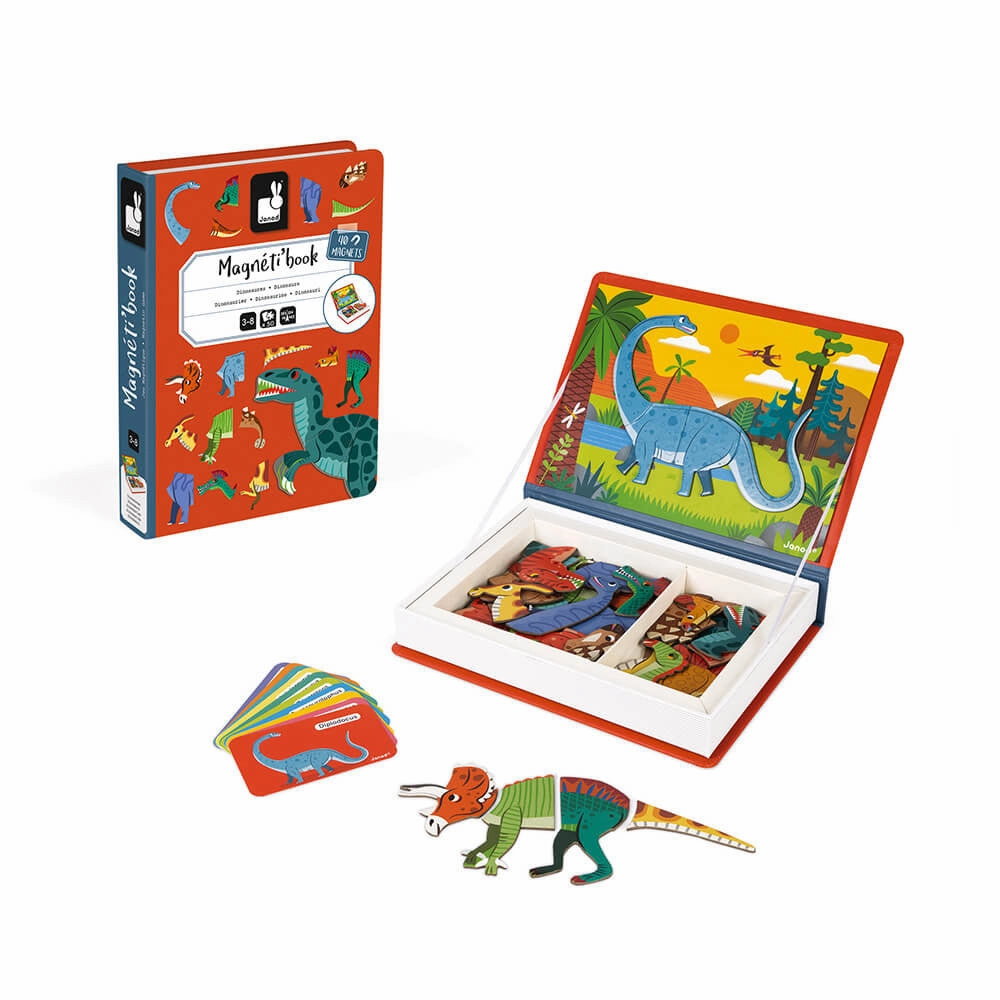 Babykids_Janod_Toys Janod Dinosaurs Magneti'book