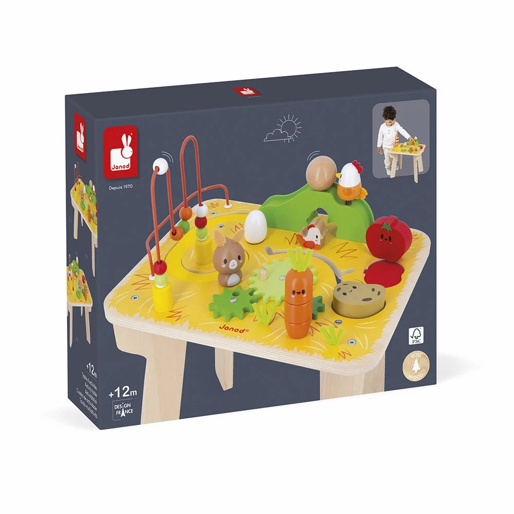 Babykids_Janod_Toys Janod Farm - Activity Table