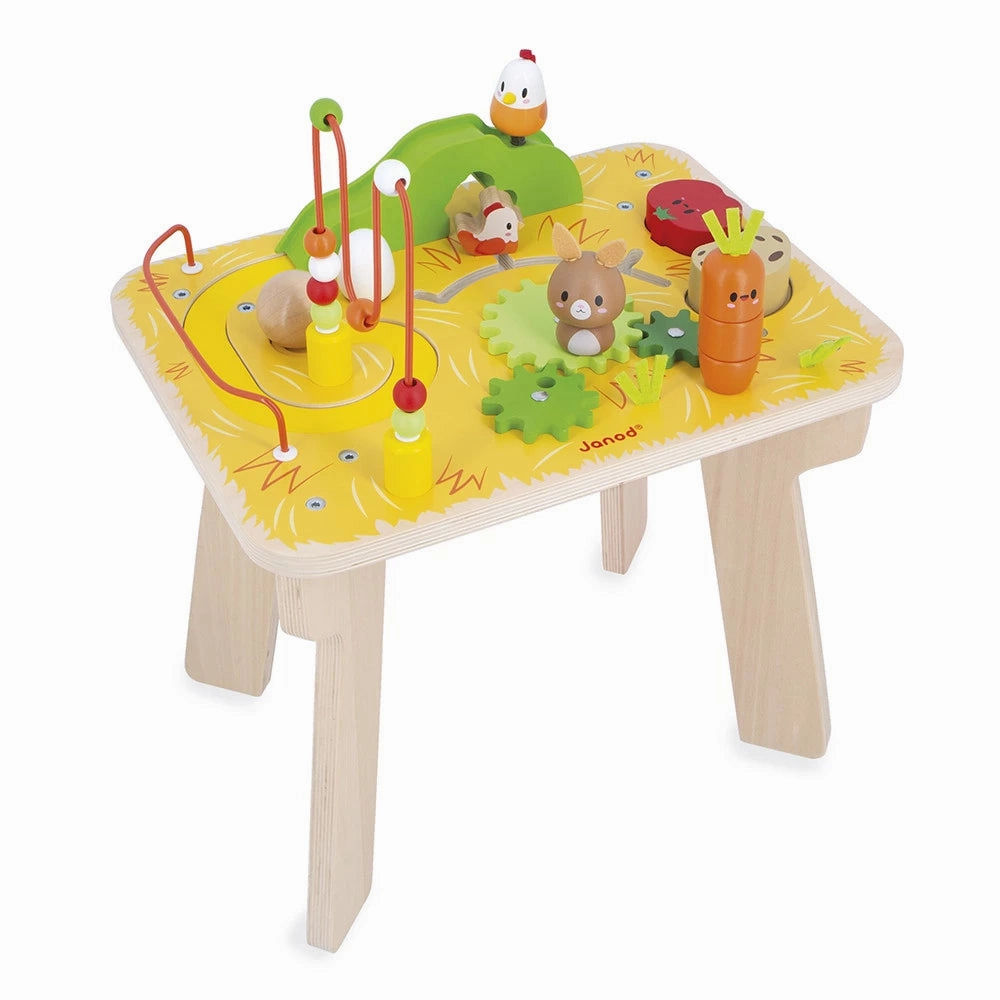 Babykids_Janod_Toys Janod Farm - Activity Table