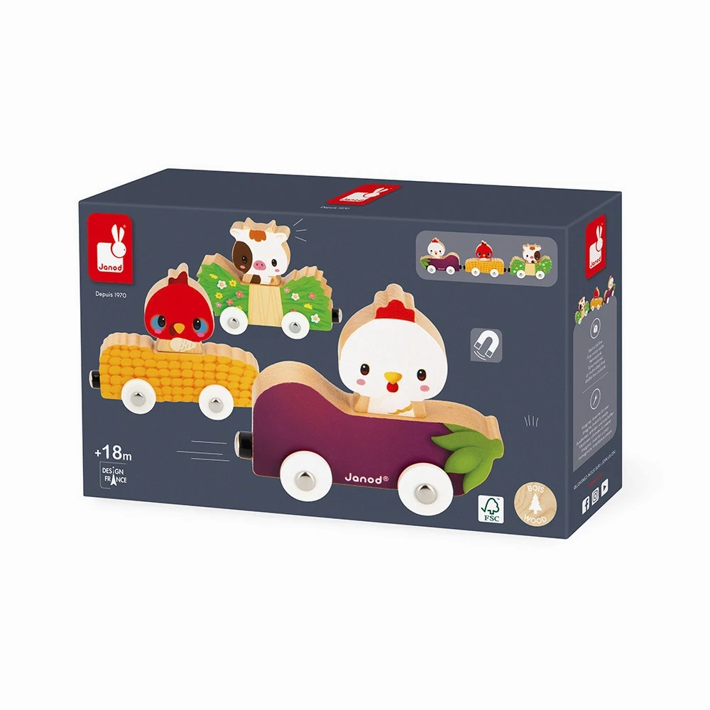 Babykids_Janod_Toys Janod Farm - Magnetic Farm Animals