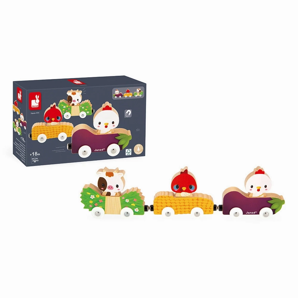 Babykids_Janod_Toys Janod Farm - Magnetic Farm Animals