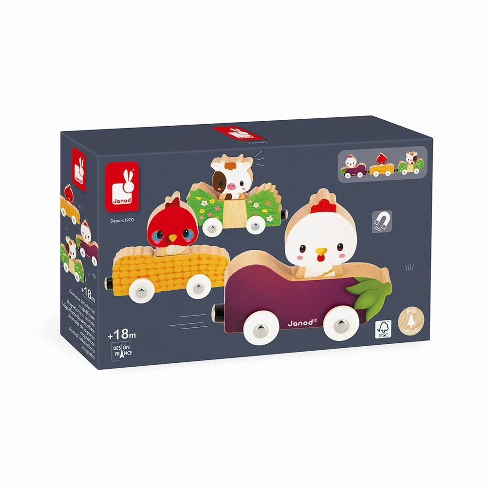 Babykids_Janod_Toys Janod Farm - Magnetic Farm Animals