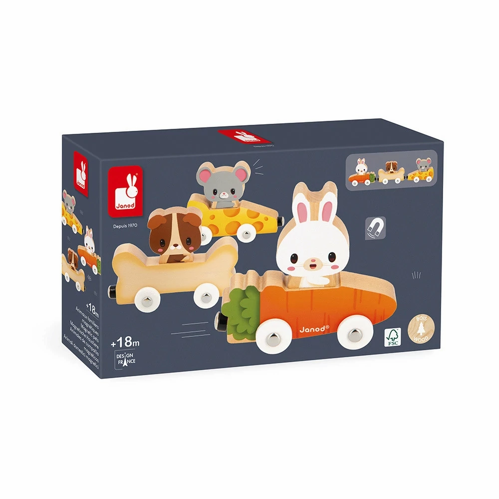 Babykids_Janod_Toys Janod Farm - Magnetic Pets