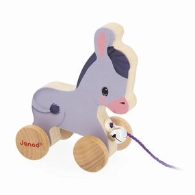 Babykids_Janod_Toys Janod Farm - Pull-Along Donkey