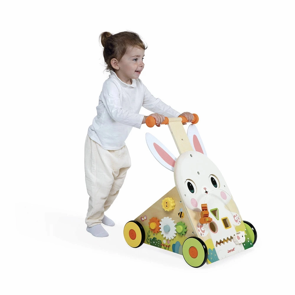 Babykids_Janod_Toys Janod Farm - Rabbit Baby Walker