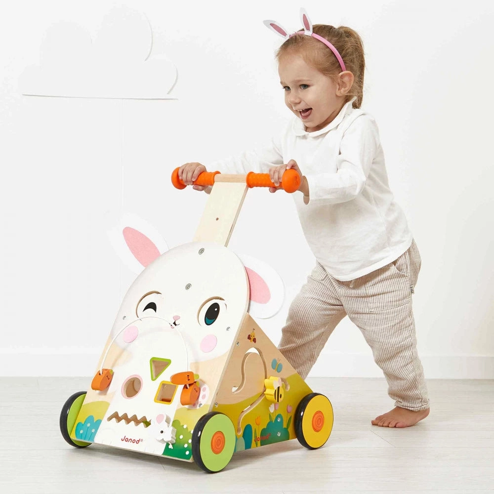 Babykids_Janod_Toys Janod Farm - Rabbit Baby Walker