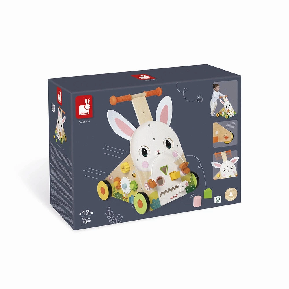 Babykids_Janod_Toys Janod Farm - Rabbit Baby Walker
