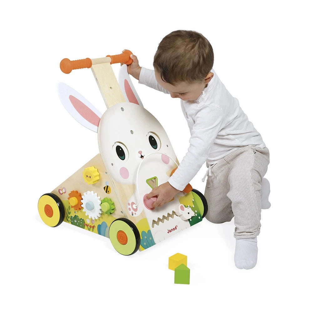 Babykids_Janod_Toys Janod Farm - Rabbit Baby Walker