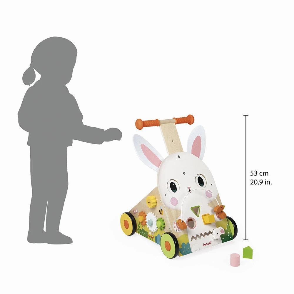 Babykids_Janod_Toys Janod Farm - Rabbit Baby Walker