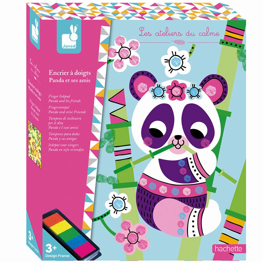 Babykids_Janod_Toys Janod Finger Ink Pad Panda and His Friend