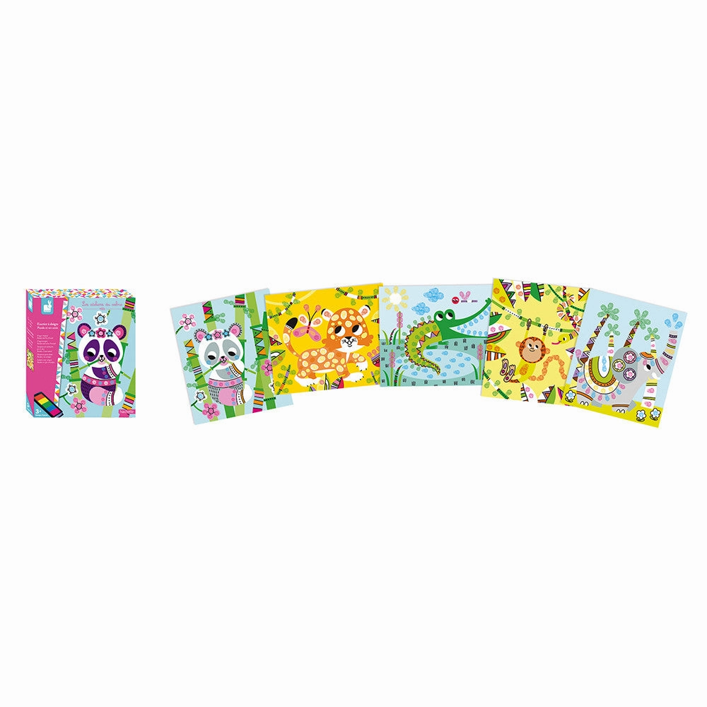Babykids_Janod_Toys Janod Finger Ink Pad Panda and His Friend
