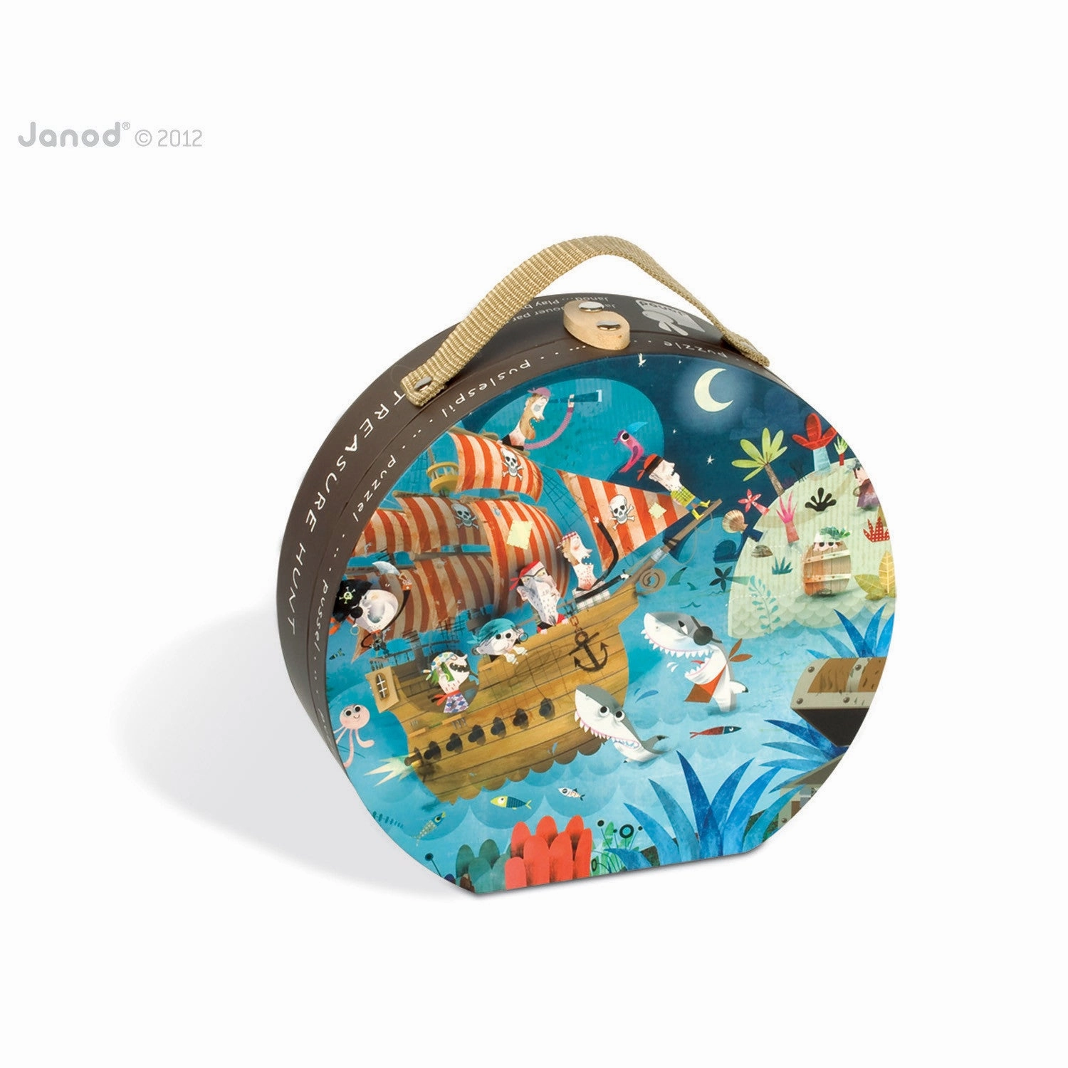 Babykids_Janod_Toys Janod Hat Boxed Treasure Hunt Puzzle
