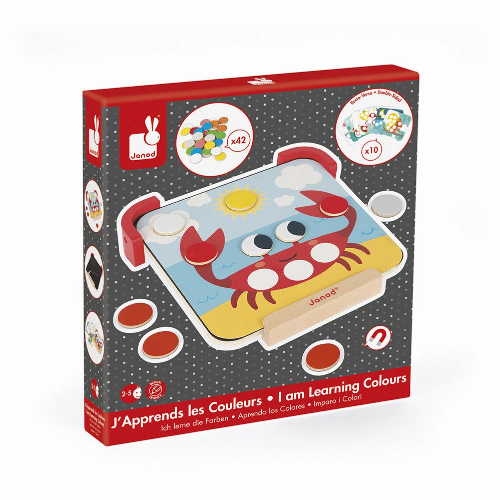 Babykids_Janod_Toys Janod I Am Learning Colours - Magnetic Chips
